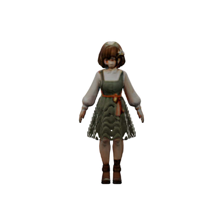 OSS character, textured